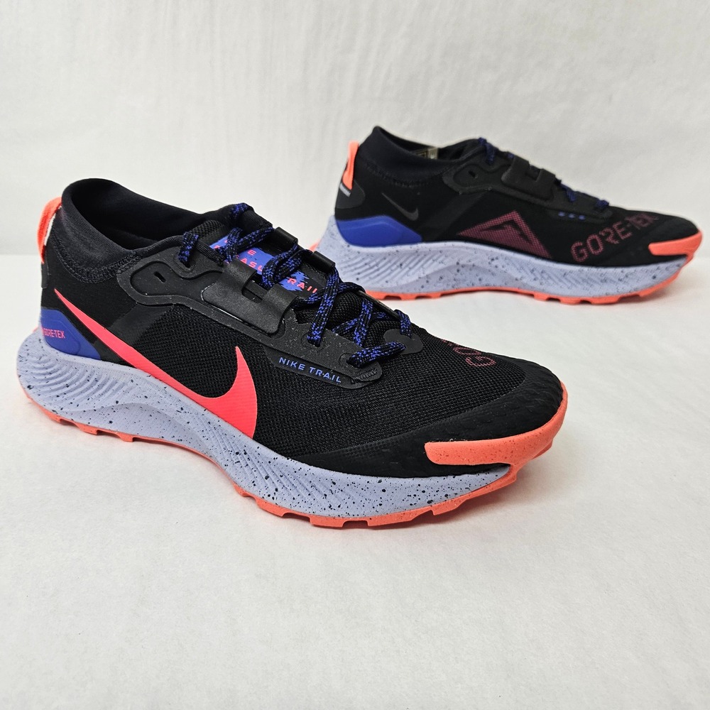 Nike Pegasus Trail 3 GTX Sneakers DC8794-002 Black Flash Crimson Women Size 9.5